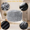 Bean Bag Chair Cover Only, Soft Plush Bean Bag Cover No Filler for Adults Kids, Washable Bean Bag Couch Cover - 2 of 4