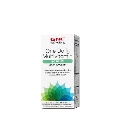 GNC One Daily Multivitamin 50 Plus - 60 Caplets