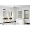 Progress Lighting Cassell 3-Light Vanity Fixture, Vintage Brass, Clear Glass Shades - 2 of 3