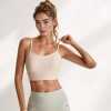 Anna-Kaci Active Women's Longline Sports Bra with Spaghetti Straps and Scoop Neck for Light Support Yoga and Lounge - 4 of 4