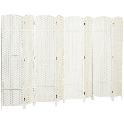 HOMCOM Room Divider, Folding Privacy Screen, 5.6' Tall Freestanding Partition for Home Office, Bedroom
