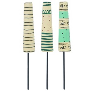 Transpac Ceramic Floral Dragonfly Perch Set of 3 Spring Home Decorations - 1 of 1