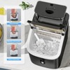 Countertop Ice Maker,30 lbs/day, features 2 water-filling options,self-cleaning,24H timer,16 Cubes in 13 Mins,Ideal for home,office,camping - 4 of 4