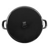 Gibson Home 5 Quart Gray Enamel on Steel Braiser Pan with Lid - 4 of 4