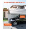 VEVOR Heavy Duty Metal Carport, 12' x 20' Outdoor Carport with Galvanized Steel Frame & Roof, Car Tent Garage Shade with Removable Sidewalls - 4 of 4
