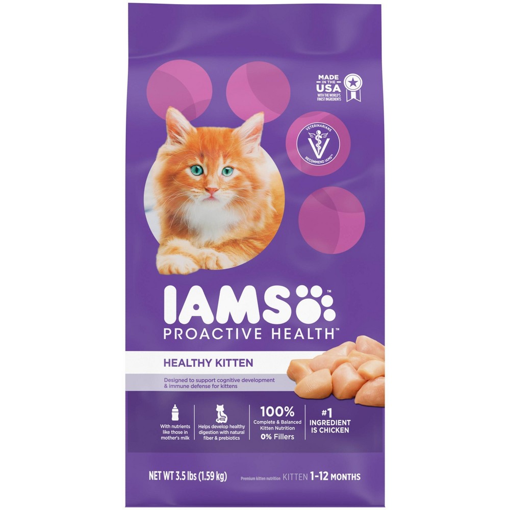 UPC 019014712496 product image for IAMS Proactive Health with Chicken Kitten Premium Dry Cat Food - 3.5lbs | upcitemdb.com