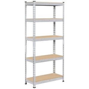 Yaheetech 5 Tiers Boltless Storage Shelf Metal Shelving Unit - 1 of 4