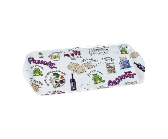15"x16" Shulsinger Judaica Passover Potpourri Rectangle Melamine Tray