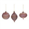 Iridescent Swirl Glass Ornament (Set of 6) - 2 of 4