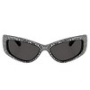 Swarovski SK 6027 100187 Womens Wrap Sunglasses Black 60mm - 2 of 3