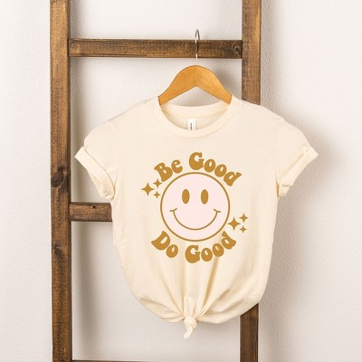 The Juniper Shop Be Good Do Good Smiley Face Girls' Short Sleeve Tee