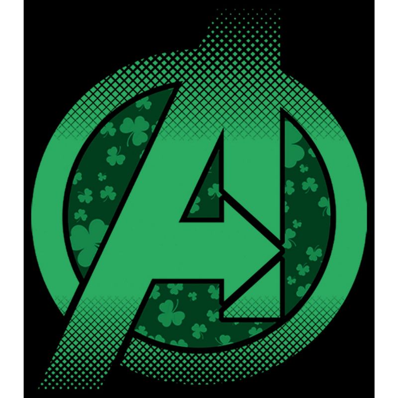 Men's Marvel St. Patrick's Day Avengers' Logo T-Shirt, 2 of 6