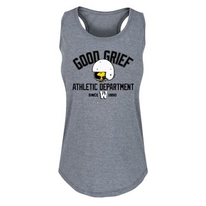 Women's - Peanuts - Snoopy and Friends Graphic Racerback Tank - 1 of 4