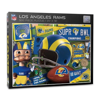 NFL Los Angeles Rams 500pc Retro Series Puzzle