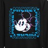 Boys' - Disney - 8 Bit Mickey Name Square Long Sleeve Graphic T-Shirt - 2 of 4