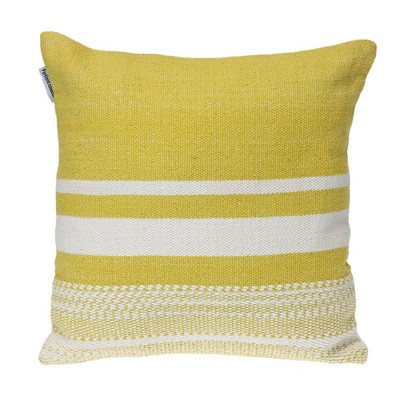 Parkland Collection,Transitional Striped Square Pillow