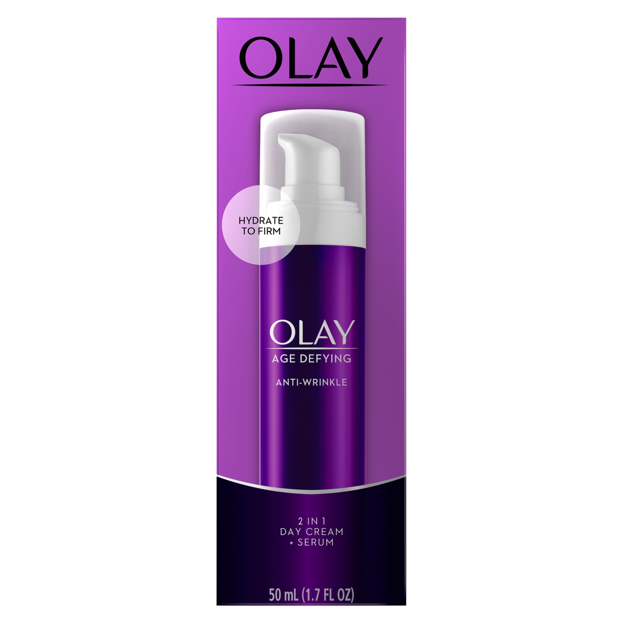 Olay Age Defying 2-in-1 Anti-Wrinkle Day Cream + Serum - 1.7 oz
