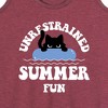 Women's - Instant Message - Unrestrained Summer Fun Graphic Racerback Tank - 2 of 4
