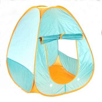Pop Up Play Tent with Kids Camping Gear and Accessories