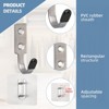 phiestina Stainless Steel Hooks, Multi-Scenario Entrance Hall Hooks for Student Schoolbags, Set of 5 - 2 of 4