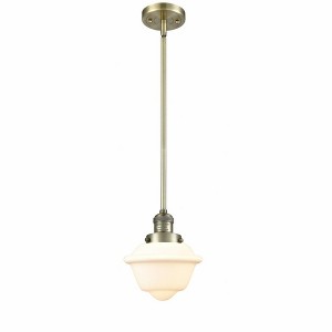 Oxford - 1 Light Stem Hung Mini Pendant In Traditional Style-8 Inches Tall and 7.5 Inches Wide - 1 of 1