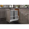 Rev-A-Shelf 5149 Series Double Aluminum Pull-Out Kitchen Waste Containers with Soft Open and Close Slides - 2 of 4