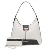 MKF Collection Graciela Women's Vegan Leather Color Block Hobo Shoulder Bag with Wallet by Mia K - 2 of 4
