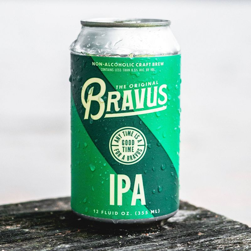 Bravus Non-Alcoholic West Coast IPA - 6pk/12fl oz Cans, 2 of 5