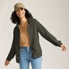 Lands' End Women's Anyweather RainDefense Fleece Full Zip Jacket - 4 of 4