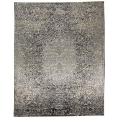 Sarrant Vintage Space-Dyed Rug, Stone Gray, Area Rug