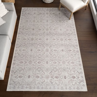 Nuloom Green Haven Collection Jezebel Recycled Cotton Machine Washable Area Rug, 4' x 6', Brown