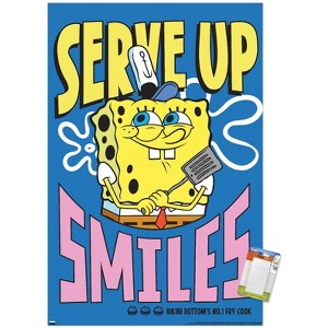 Trends International Nickelodeon Spongebob - Serve Up Smiles Unframed Wall Poster Prints - 1 of 4