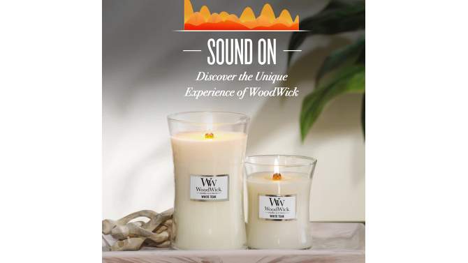 21.5oz Large Hourglass Jar Candle Vanilla Bean - WoodWick, 2 of 7, play video