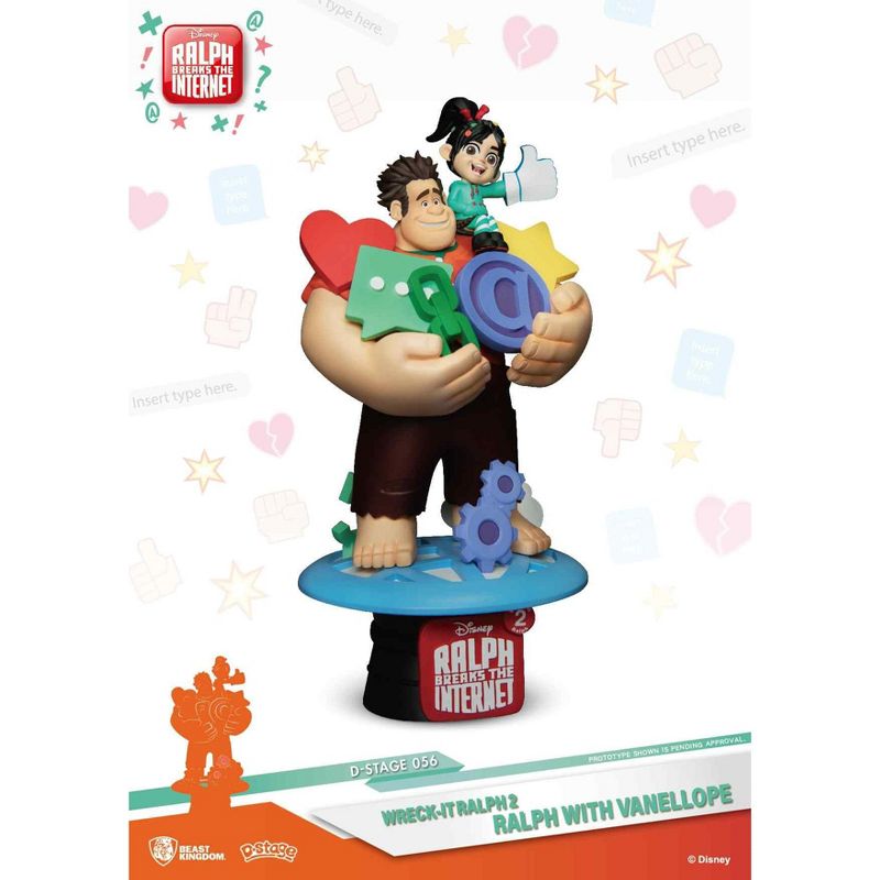 Disney Wreck-It Ralph 2-Ralph with Vanellope (D-Stage), 4 of 7