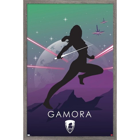 Trends International Marvel Heroic Silhouette - Gamora Framed Wall Poster Prints - image 1 of 4