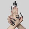 Vynxaria Black High-Quality Press-On Nails for a Flawless Finish Size M - 3 of 4