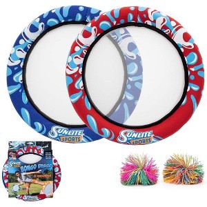 Sunlite Sports Bongo Discs, Ball Paddle Game, Outdoor Ball Throwing Set for Beach, Lawn, Backyard, Camping, Fun Sports Toys, 2-Pack - 1 of 4