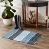 Design Imports Denim Color Block Cotton Chindi Rug 2X3Ft - 3 of 4