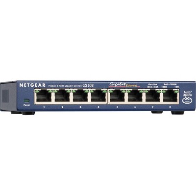 NETGEAR GS108 ProSafe 8-Port Gigabit Switch
