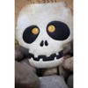Kalalou Painted Metal Halloween Skull with Bats Yard Art – Indoor & Outdoor Decor - 2 of 3