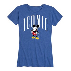 Women's - Disney - Iconic Mickey Short Sleeve Graphic T-Shirt - 1 of 4
