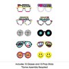 Big Dot of Happiness Through the Decades Glasses - Paper Card Stock 50s, 60s, 70s, 80s, and 90s Party Photo Booth Props Kit - 10 Count - 3 of 4