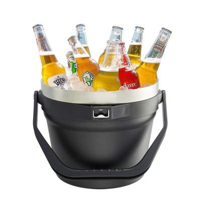 Hyleory  7L Premium Insulated Ice Bucket with Lid & Easy-Grab Handle (without ice box & ice tong & ice scoop)