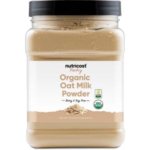Nutricost Pantry Organic Oat Milk Powder (1.4 Pounds) - Vegan, Dairy & Soy Free, Gluten Free - 1 of 4