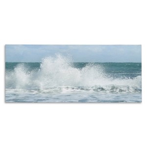 Stupell Industries Ocean Waves Crashing Foam Splash, 40" x 17" - 1 of 4