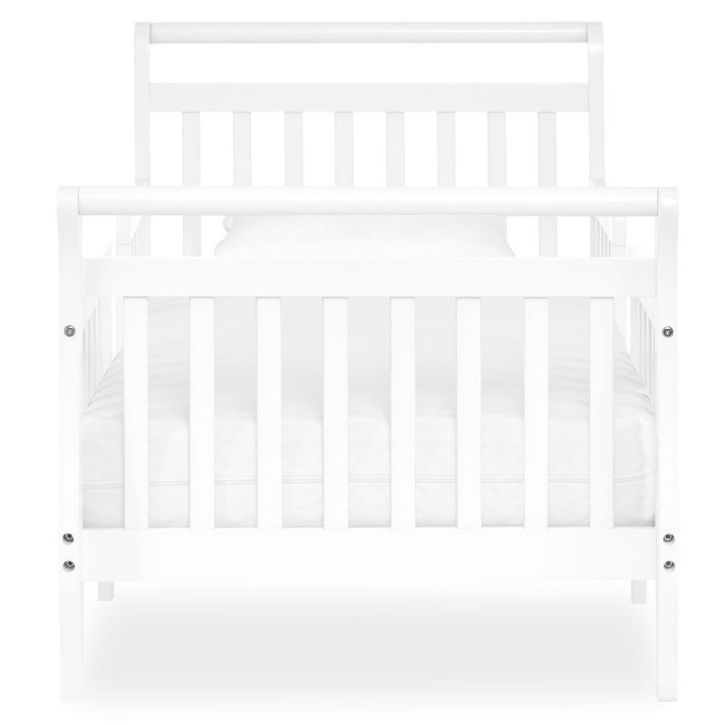 Dream On Me JPMA Certified Emma 3-in-1 Convertible Toddler Bed, White, 4 of 18