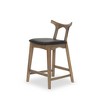 Vynxaria Black Bar Dining Chairs - Set of 2 for Timeless Elegance - 3 of 4