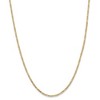 Black Bow Jewelry 2.25mm, 14k Yellow Gold, Flat Figaro Chain Necklace - 3 of 4