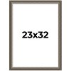 PosterPalooza | Photo Size Weathered Black Picture Frame - UV Acrylic, Foam Board Backing, Hanging Hardware - 2 of 4