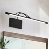 Dewdrop Modern 1-Light Bathroom Linear LED Vanity Lighting Fixture - 2 of 4